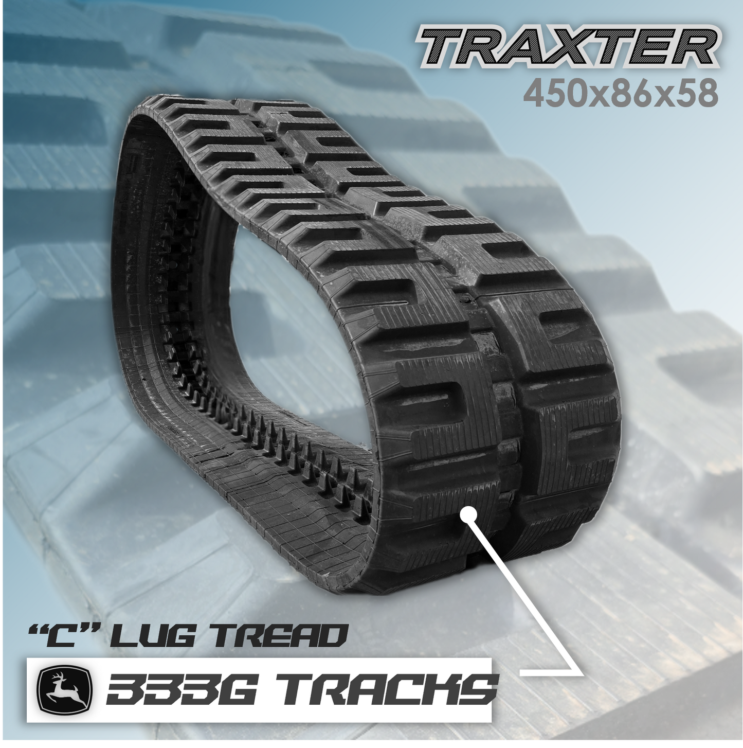 JOHN DEERE 333G TRACKS