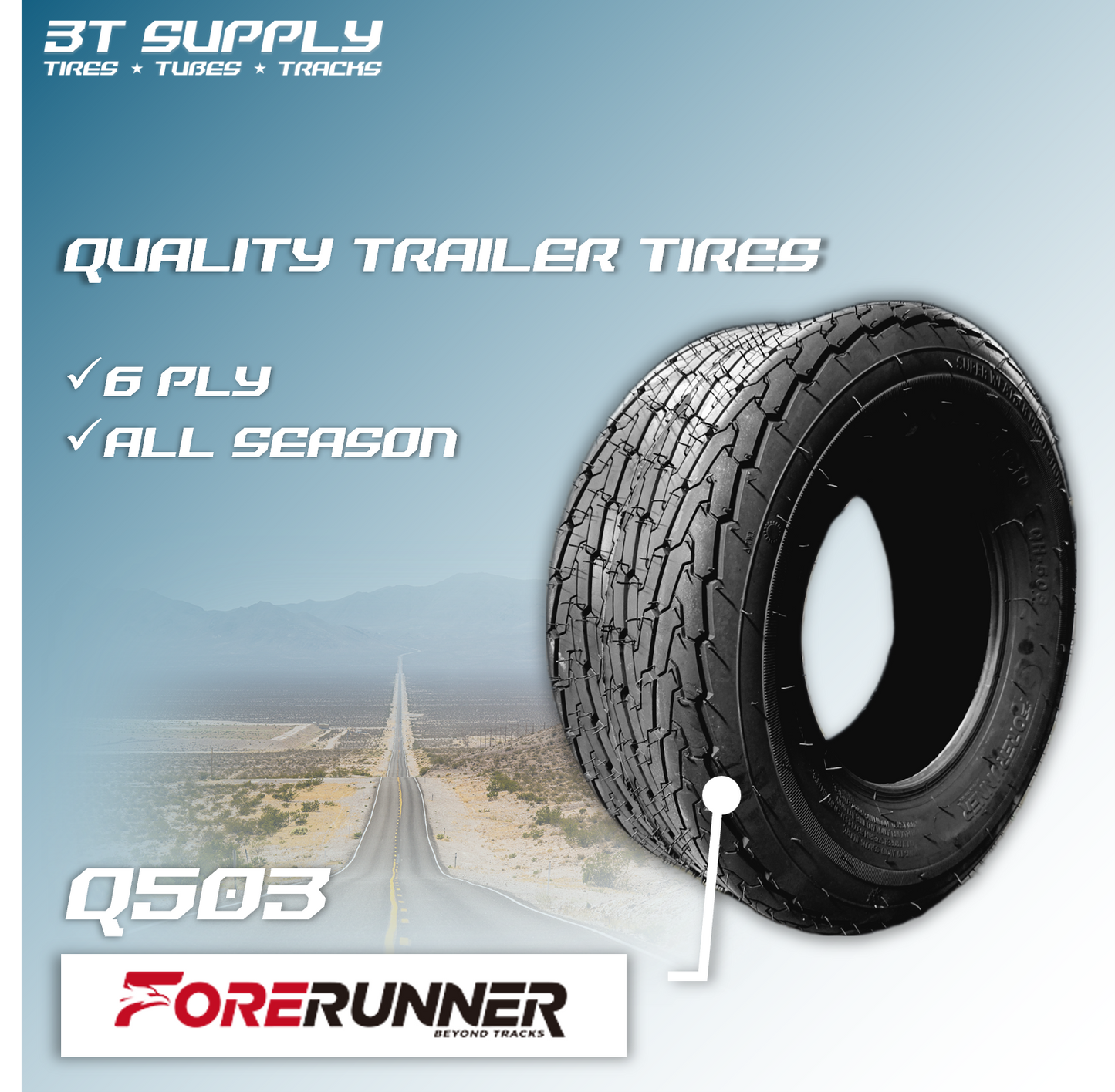 FORERUNNER Q503 TRAILER TIRE