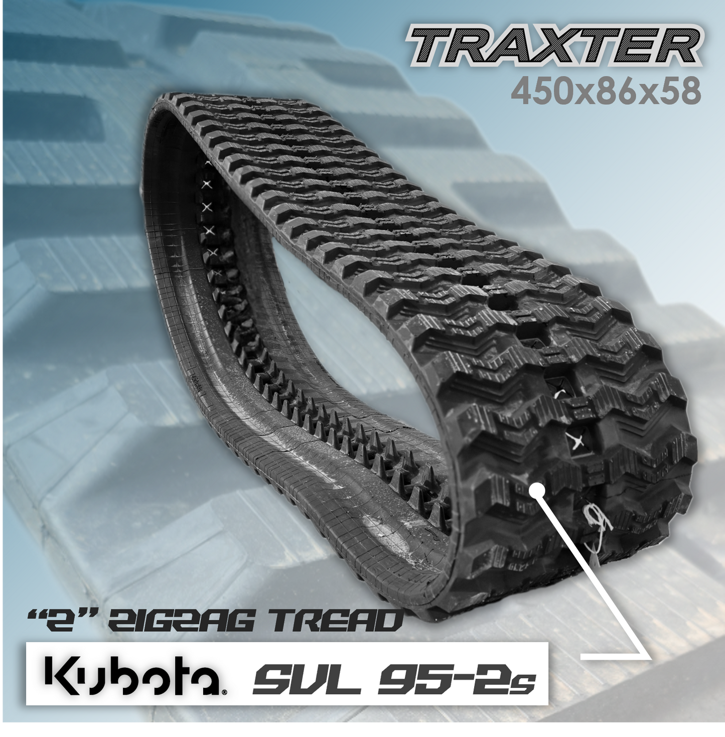 KUBOTA SVL95-2s TRACKS