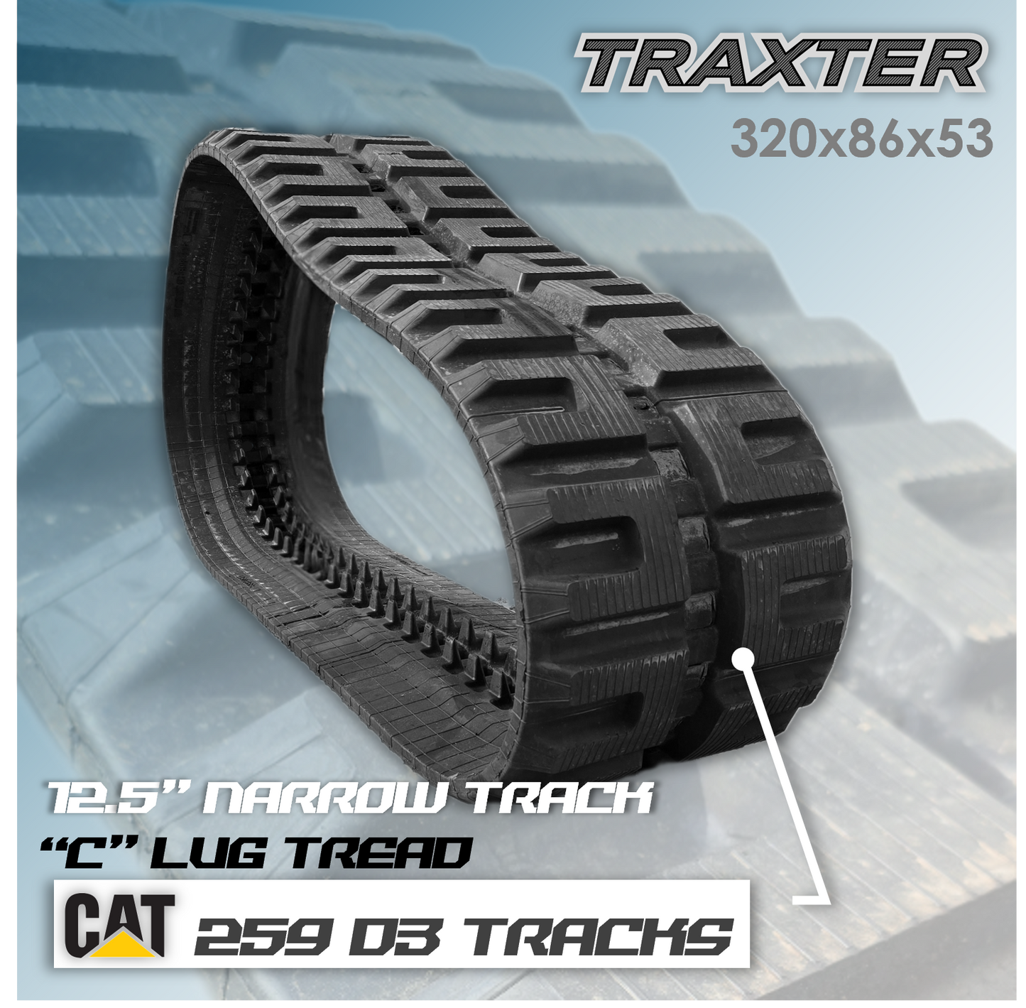CAT 259D3 Tracks