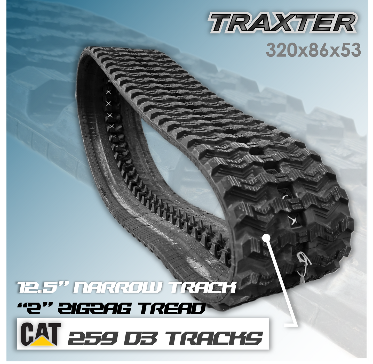 CAT 259D3 Tracks