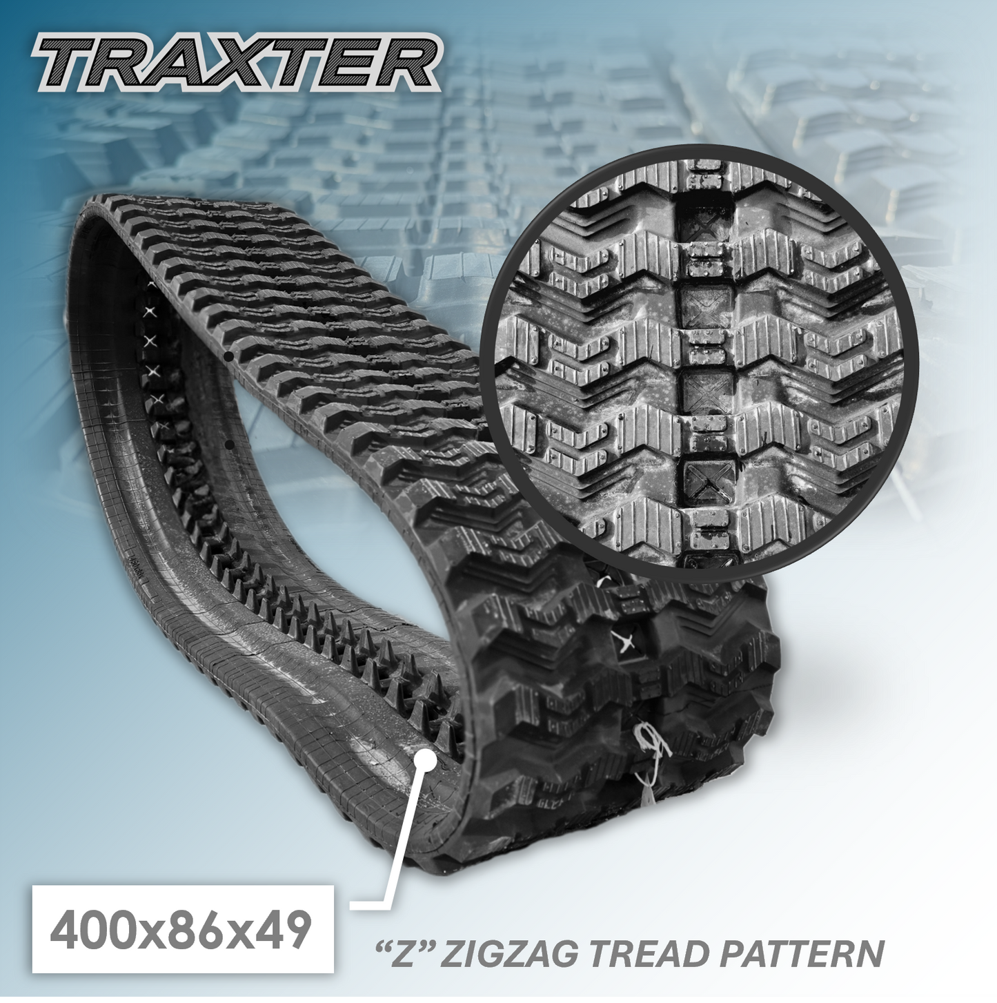 400x86x49 Rubber Track