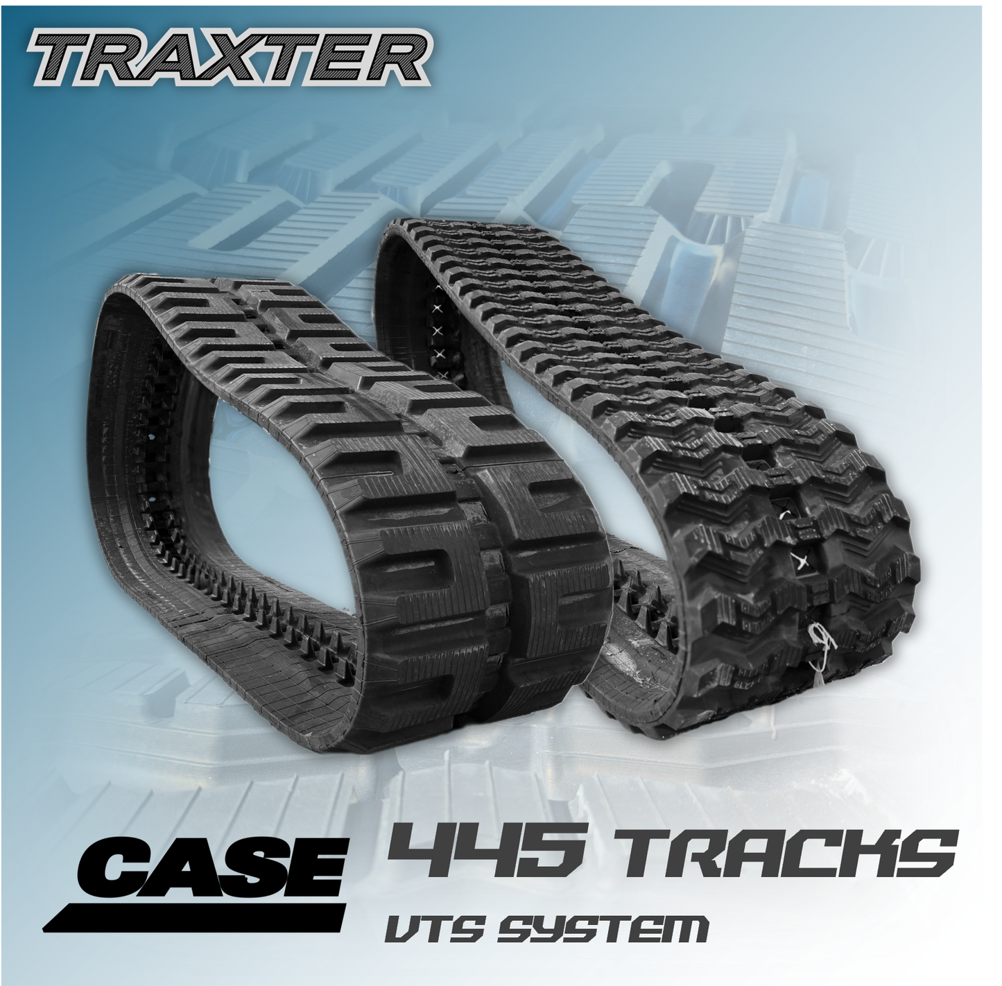 CASE 445 VTS TRACKS (Compatible with Versatile Track Conversion System)