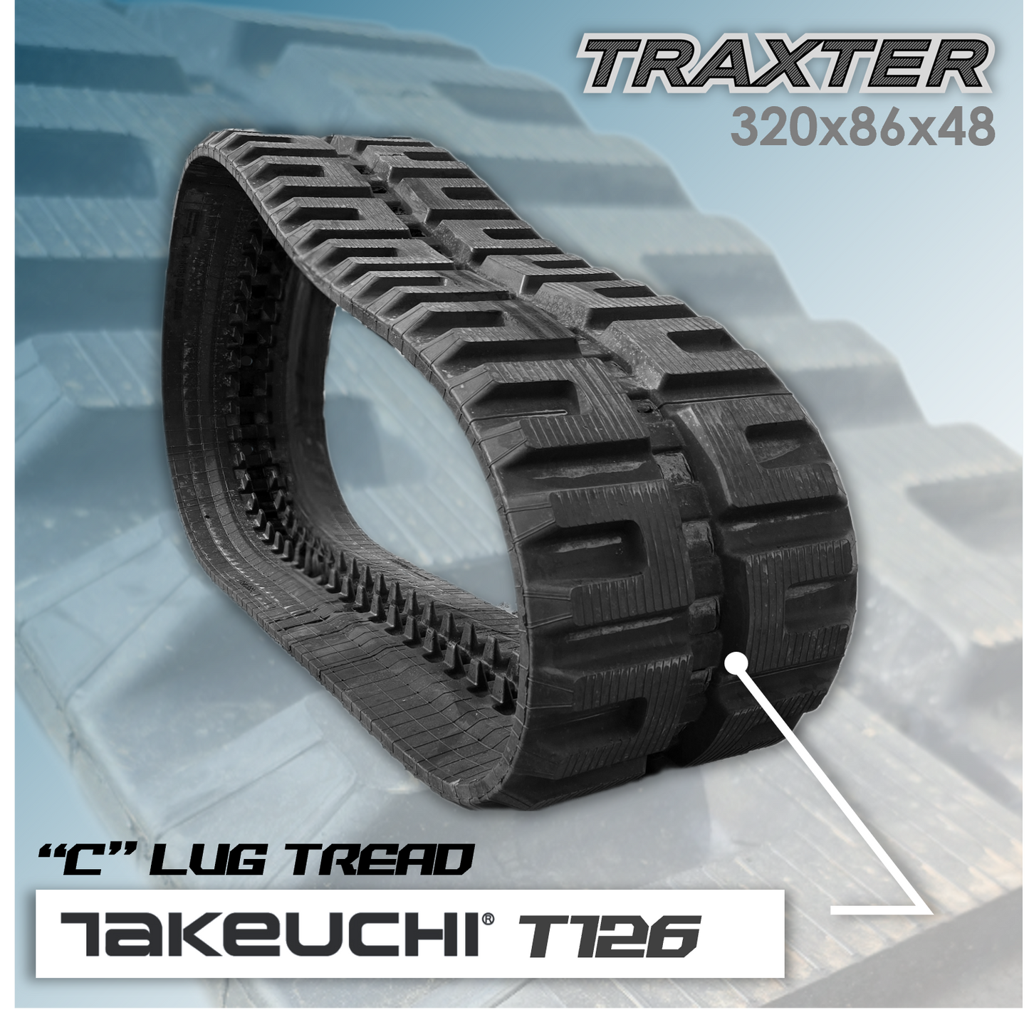 TAKEUCHI TL126 TRACKS
