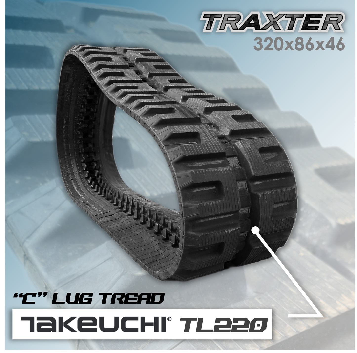 TAKEUCHI TL220 TRACKS