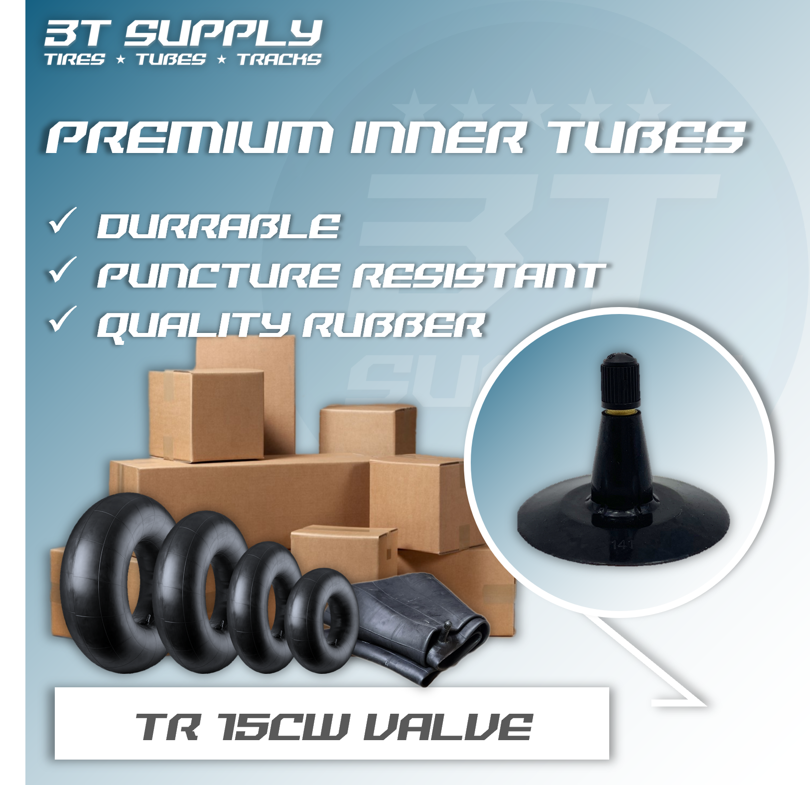 Skid Steer Inner Tubes 14-17.5- Premium Inner Tube – 3T Supply | Tires ...